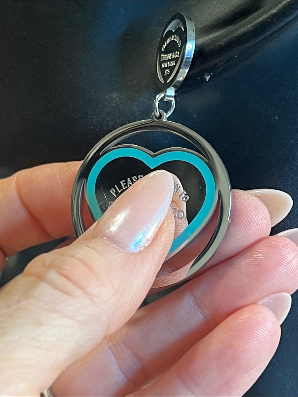 Stainless Steel Heart Drop Earrings-Fashion Inspired/Upcycled